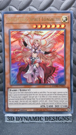 | Yugioh Protecting Spirit Loagaeth DAMA-EN025 Ultra Rare Dawn Majesty NM | - Image 1