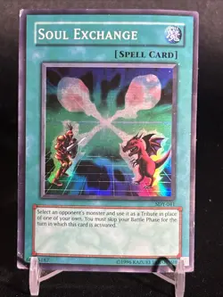 Yugioh Soul Exchange SDY-041 Super Rare LP - Image 1
