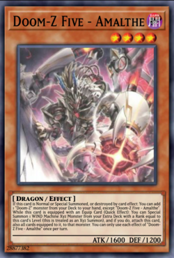Yugioh DoomZ V Five - Amalthe DOOD-EN009 1st Edition Ultra Rare NM Presale - Image 1