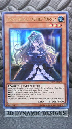 | Yugioh Ghost Belle Haunted Mansion DUPO-EN078 Ultra Rare Duel Power NM 🔥 | - Image 1
