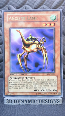 | Yugioh Ancient Lamp SP2-EN001 Ultra Rare Sneak Preview Series 2 NM/VLP 🔥 | - Image 1