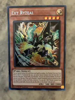 Yugioh! TCG - Ext Ryzeal - Prismatic Secret Rare - 2025 Mega-Pack - MP25-EN120 - Image 1