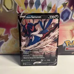 Pokemon - Hisuian Samurott V - 101/189 - SWSH Astral Radiance - Half Art Card - Image 1