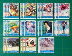 ONE PIECE CARD TCG ROMANCE DAWN BLUE COMMON CARD FULL SET OF 4 (JPN)(US SELLER) - Image 1