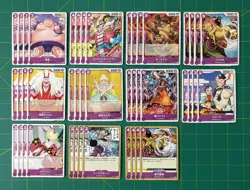 ONE PIECE CARD TCG ROMANCE DAWN PURPLE COMMON CARD FULL SET OF 4(JPN)(US SELLER) - Image 1