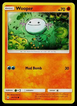 Pokemon Card Wooper 96/214 Unbroken Bonds Common - Image 1