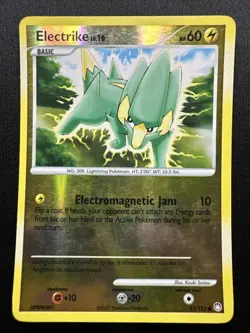 Electrike 81/123 Mysterious Treasures Reverse Holo 2007 Pokemon Card LP - Image 1