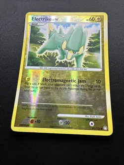 Electrike 81/123 Mysterious Treasures Reverse Holo 2007 Pokemon Card LP - Image 3