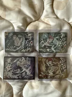 Naruto Kayou MR 4 Card Lot Gaara, Chouji, Neji, Kimimaro - Image 1