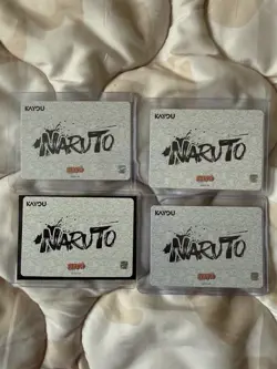 Naruto Kayou MR 4 Card Lot Gaara, Chouji, Neji, Kimimaro - Image 2