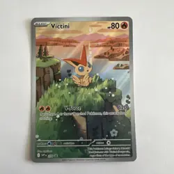 Victini 208 SV Scarlet & Violet Promo Full Art Holo Card NM Condition - Image 1
