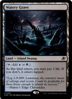 Watery Grave MTG Edge of Eternities Rare NM Pck Fresh - Image 2