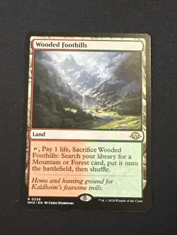 Wooded Foothills 236 Modern Horizons 3 MTG - Image 1