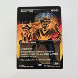 Grave Titan Secret Lair X Iron Maiden: Album Art MTG SLD 2188 - Image 1