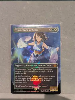 Yuna, Hope of Spira (Borderless) (Chocobo Track Foil) Final Fantasy Foil - Image 1
