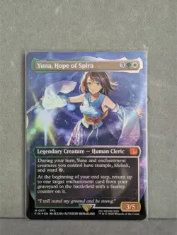 Yuna, Hope of Spira (Borderless) (Chocobo Track Foil) Final Fantasy Foil - Image 2