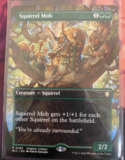 MTG, SQUIRREL MOB (BLC) (EXTENED ART) (NM OR BETTER CONDITION) - Image 2
