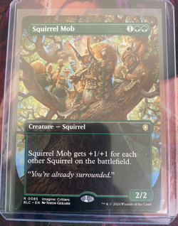 MTG, SQUIRREL MOB (BLC) (EXTENED ART) (NM OR BETTER CONDITION) - Image 4