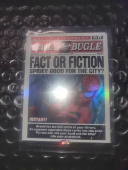 Spider-Man Secret Lair MTG Daily Bugle Foil Fact or Fiction - Image 1