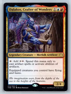DALAKOS, CRAFTER OF WONDERS 212 RARE THEROS BEYOND DEATH MAGIC: THE GATHERING NM - Image 1