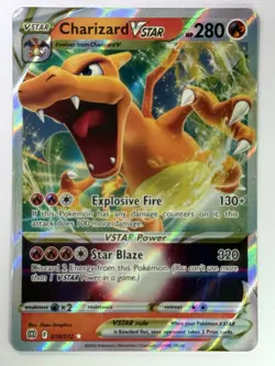 Charizard VSTAR 018/172 Brilliant Stars Ultra Rare Pokemon Card Gem Mint - Image 1