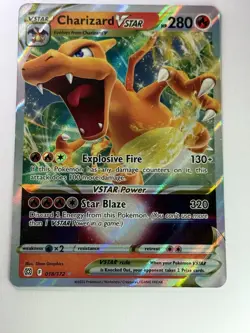 Charizard VSTAR 018/172 Brilliant Stars Ultra Rare Pokemon Card Gem Mint - Image 3