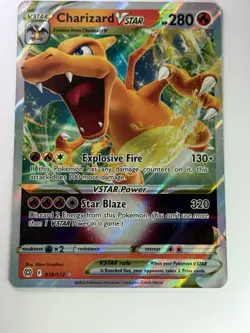 Charizard VSTAR 018/172 Brilliant Stars Ultra Rare Pokemon Card Gem Mint - Image 5