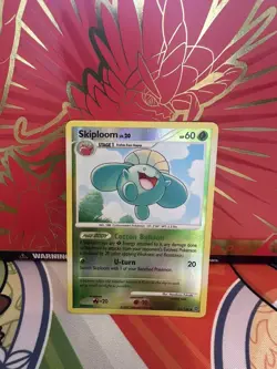Pokemon TCG Skiploom Secret Wonders 65/132 Reverse Holo Rare * 2007 - Image 1