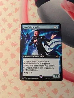 R 0078 Starfield Vocalist Rare Edge of Eternities MTG EOE Card Human Bard - Image 1