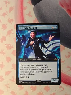 R 0078 Starfield Vocalist Rare Edge of Eternities MTG EOE Card Human Bard - Image 2