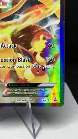 Charizard EX XY121 Great Condition Black star Promo Pokemon TCG Card XY Set Grea - Image 4
