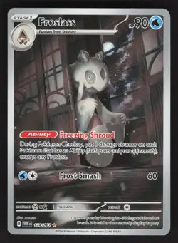 Froslass 174/167 Pokemon TCG SV06: Twilight Masquerade NM - Image 1