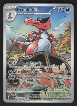 Krookodile 137/086 Pokemon TCG SV: Black Bolt NM - Image 1
