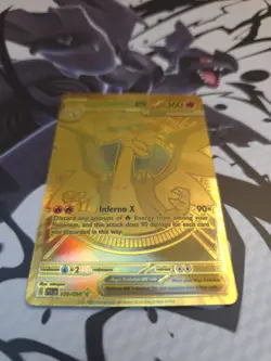 Pokemon Gold Mega Charizard X Ex 130/094 Phantasmal flame - Image 4