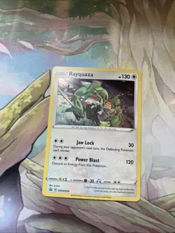 Rayquaza SWSH029 Holo Promo Sword & Shield Promo Pokemon Holo Near Mint - Image 1
