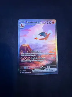 Charizard ex 199/165 SIR Sv: Scarlet & Violet 151 Holo Pokemon TCG - QUICK SHIP - Image 1