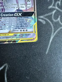 Pokemon Arceus & Dialga & Palkia GX 156/236 Cosmic Eclipse Full Art Holo 2019 - Image 5