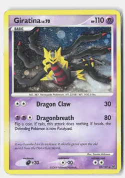 Giratina Lv. 70 (DP Platinum) 28/127 Deck Exclusives Pokemon HP Yusuke Ishikawa - Image 1