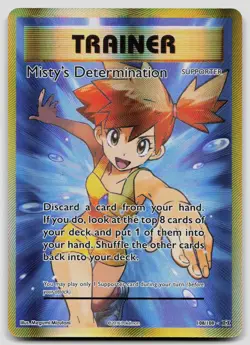 Misty's Determination 108/108 Evolutions Pokemon NM - Image 1