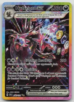 Pokemon Hydreigon EX 240/191 SV08 Illustration Rare Holo 330 NM - Image 1