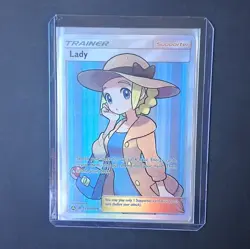 Pokemon TCG Lady SV86/SV94 Hidden Fates Shiny Vault Full Art Holo ENG 2019 - Image 1