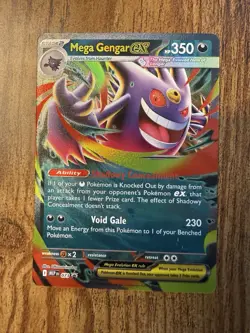 Pokemon TCG Mega Gengar EX 073 Black Star Promo Mega Moonlit Tin - Image 1