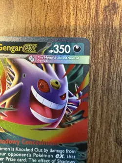 Pokemon TCG Mega Gengar EX 073 Black Star Promo Mega Moonlit Tin - Image 3