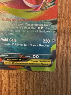 Pokemon TCG Mega Gengar EX 073 Black Star Promo Mega Moonlit Tin - Image 4