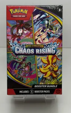 Pokemon TCG Mega Evolution Chaos Rising Booster Bundle New Factory Sealed 2026 - Image 1
