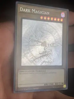 Yu-Gi-Oh Dark Magician GFTP-EN128 Ghost Rare 1st Edition Light Play Condition - Image 2