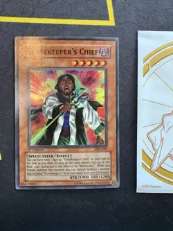 YuGiOh Gravekeeper's Chief PGD-065 1st Edition Super Rare 076💎NM💎 - Image 1