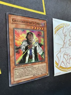 YuGiOh Gravekeeper's Chief PGD-065 1st Edition Super Rare 076💎NM💎 - Image 2
