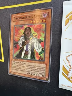 YuGiOh Gravekeeper's Chief PGD-065 1st Edition Super Rare 076💎NM💎 - Image 3