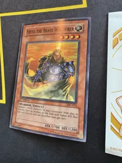 Yu-Gi-Oh Freed the Brave Wanderer IOC-014 1st Edition Super Rare 090💎NM💎 - Image 3